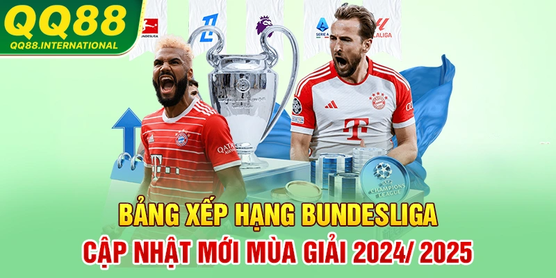 Bảng Xếp Hạng Bundesliga - Cập Nhật Mới Mùa Giải 2024/ 2025