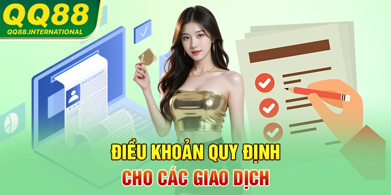 Điều khoản quy định cho các giao dịch